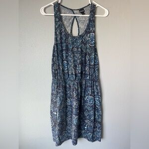 Patagonia navy blue raindrop West Ashley athletic mini dress Women’s sz S